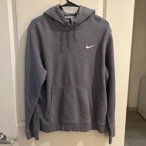 NIKE Grey Logo Hoodie